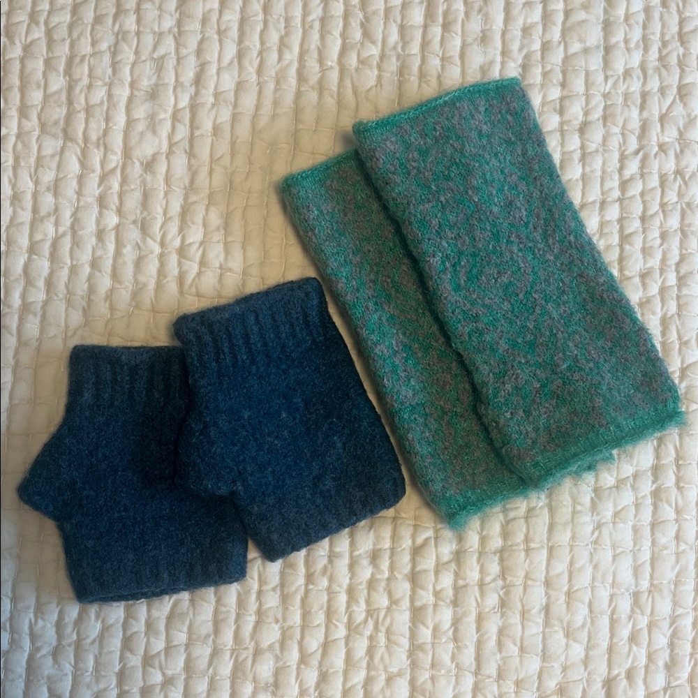 Cashmere and wool glovelettes - Picture 2 of 7